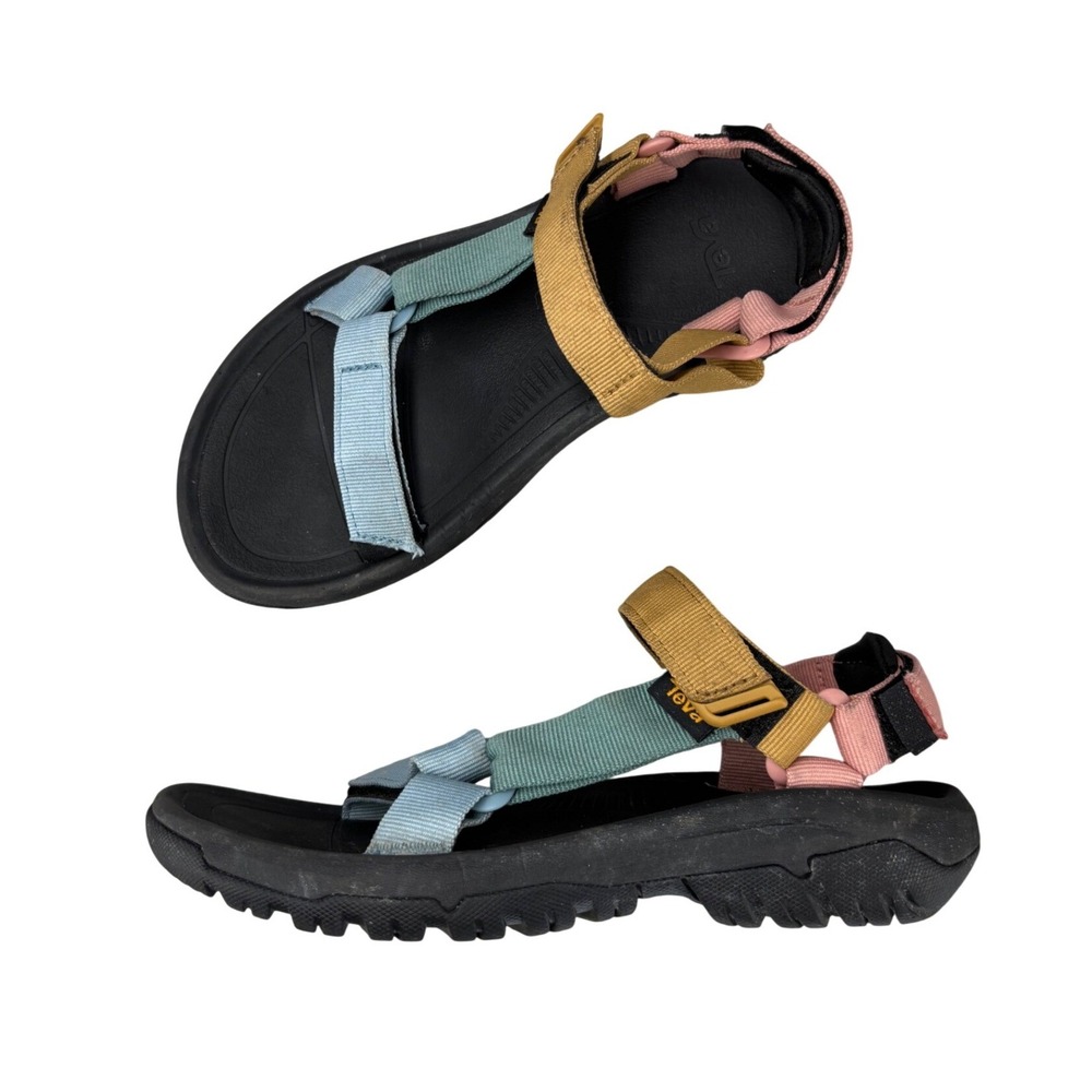 Teva Hurricane XLT2 Sport Sandals Multi Color Pastel Strappy Gorpcore Women's 7